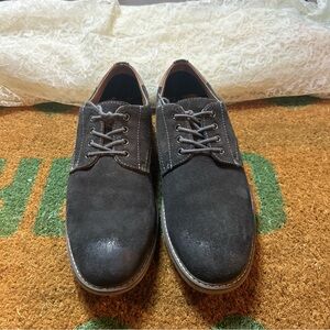Sonoma Men's Dark Gray Suede Oxfords